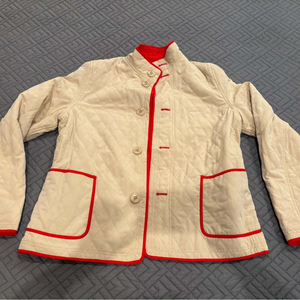 Talbots Reversible Red Quilted Jacket - Picture 4 of 4